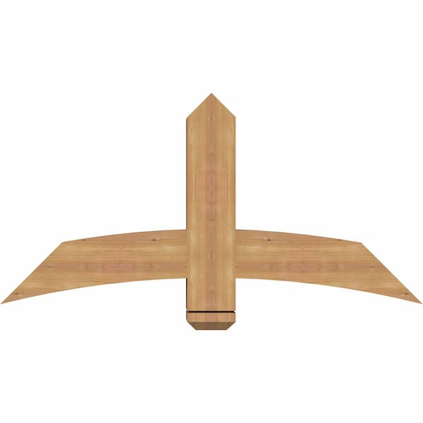 Ekena Millwork Bellingham Timber Gable Bracket, Western Red Cedar, 48"W x 24"H x 5 1/2"D x 5 1/2"F, 12/12 Pitch GBW048X24X0606BEL00SWR - main